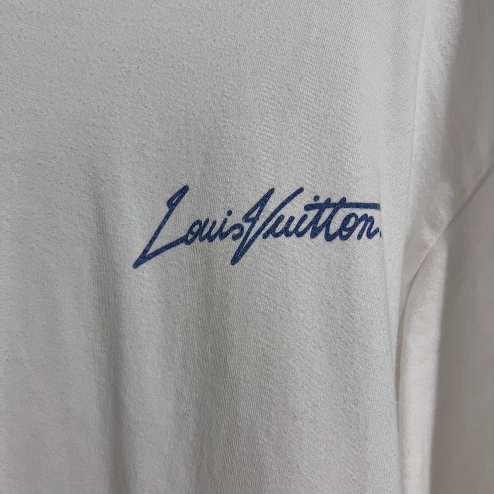 Authentic Louis Vuitton X yayoi kusama Unisex Pumpkin Print T-shirt - Picture 3 of 7